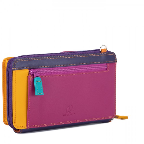 Mywalit Portafoglio multifunzione con zip su tre lati e tracolla Copacabana Shopping Online
