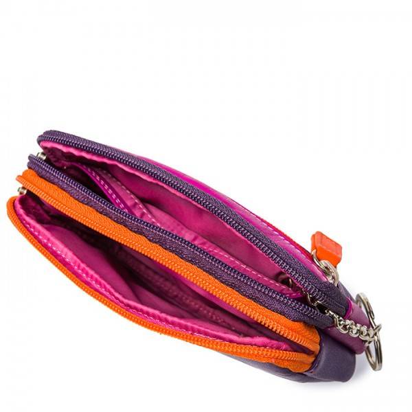 Mywalit Portafoglio/Astuccio in Pelle con doppia Zip Sangria Multi Saldi Di Fabbrica