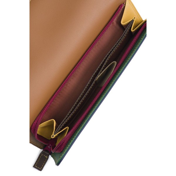 Mywalit Portafoglio a tre ante con zip Bosco Soddisfazione Garantita