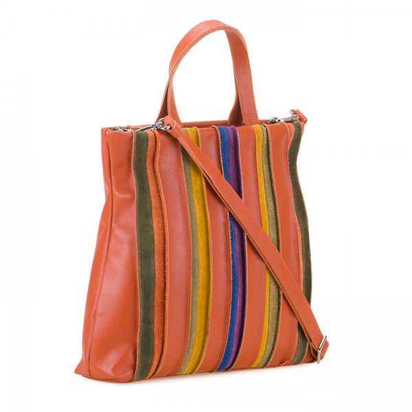 Mywalit Borsa Shopper Laguna in pelle e camoscio Lucca Promozione Limitata
