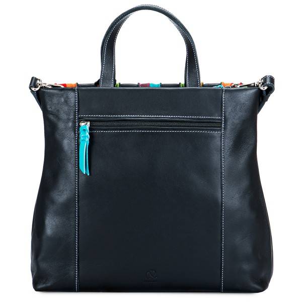 Mywalit Borsa Shopper Laguna in pelle e camoscio Nero Fino Al -60%