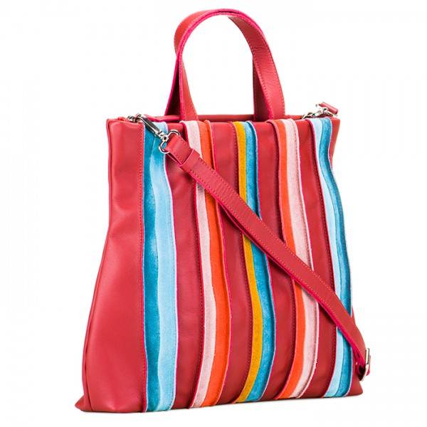 Mywalit Borsa Shopper Laguna in pelle e camoscio Vesuvio Shopping Online