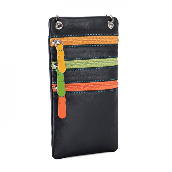 Mywalit Organiser con tripla zip da collo Black Pace Saldi Di Fabbrica