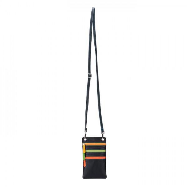 Mywalit Organiser con tripla zip da collo Black Pace Saldi Di Fabbrica