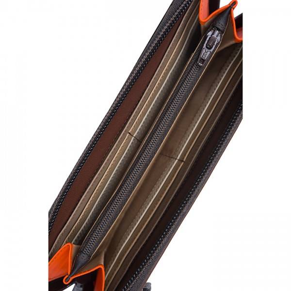 Mywalit Portafoglio con zip grande Cacao Prezzo Ridotto