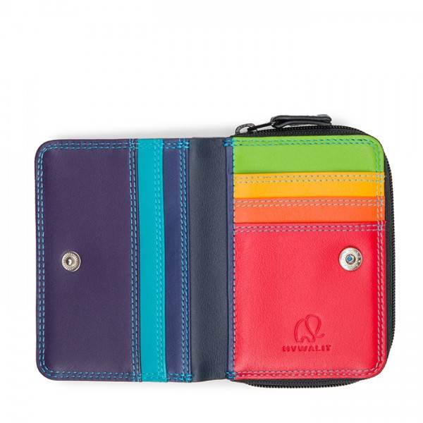 Mywalit Portafoglio con zip piccolo Black Pace Nuovo