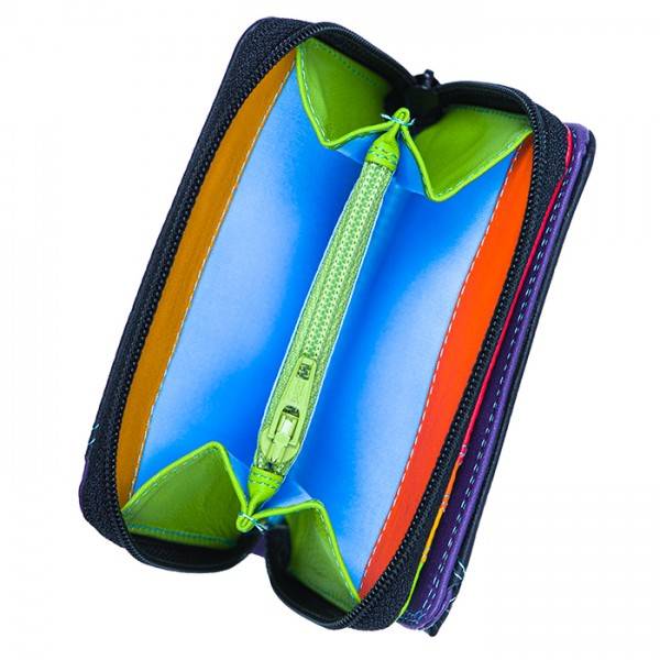 Mywalit Portafoglio con zip piccolo Black Pace Nuovo