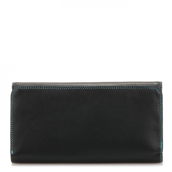 Mywalit Portafoglio a tre ante con zip Black Pace Vendita