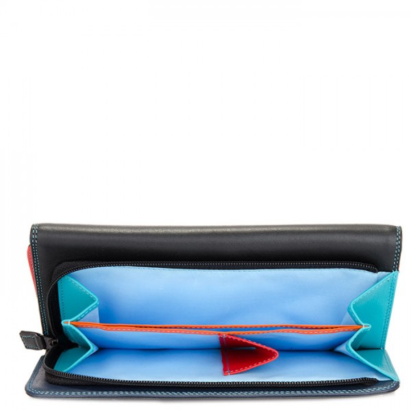 Mywalit Portafoglio a tre ante con zip Black Pace Vendita