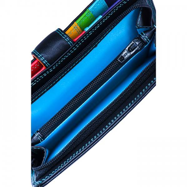 Mywalit Portafoglio con bottone a pressione grande Black Pace Pezzi Unici