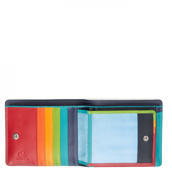 Mywalit Portafoglio da uomo grande con lente e protezione RFID Nappa Black Pace Consegna Veloce