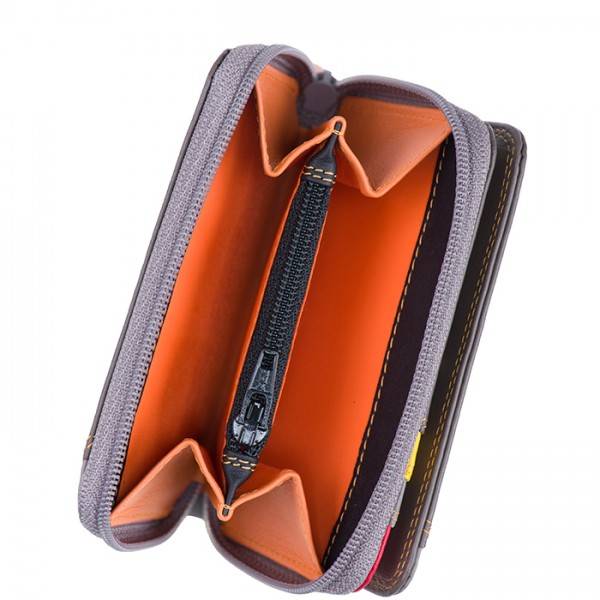 Mywalit Portafoglio con zip piccolo Fumo Moda