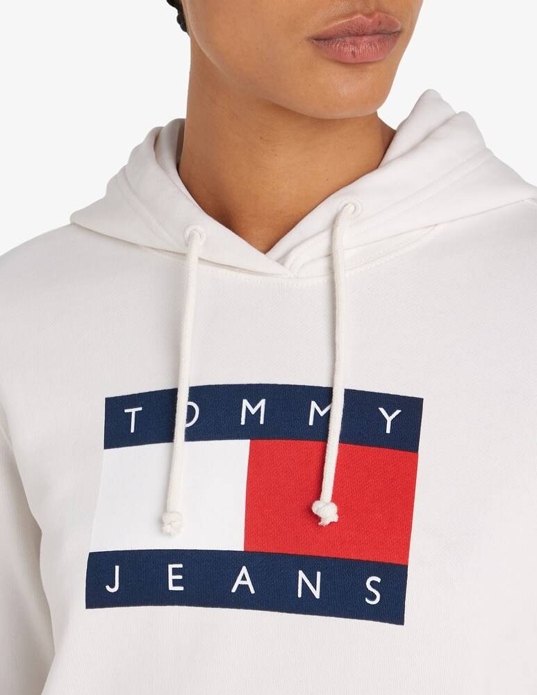 Tommy Jeans Felpa con cappuccio in cotone In Linea