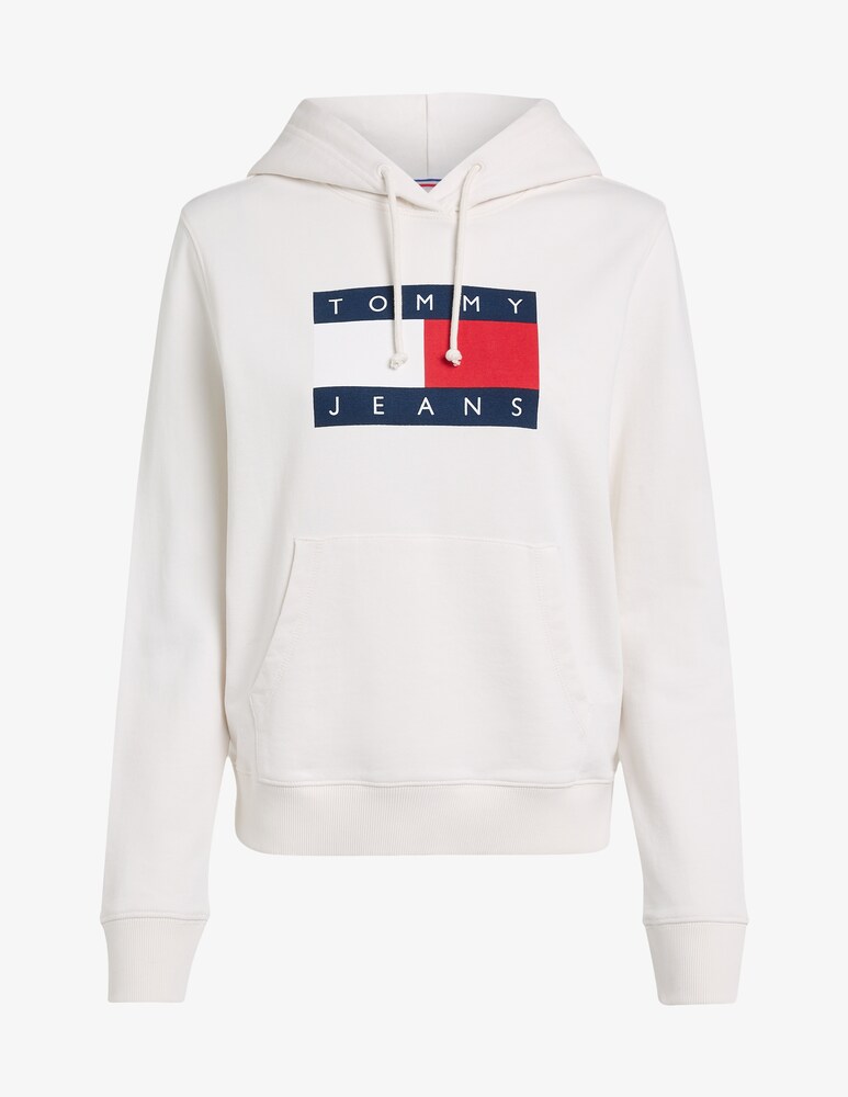 Tommy Jeans Felpa con cappuccio in cotone In Linea