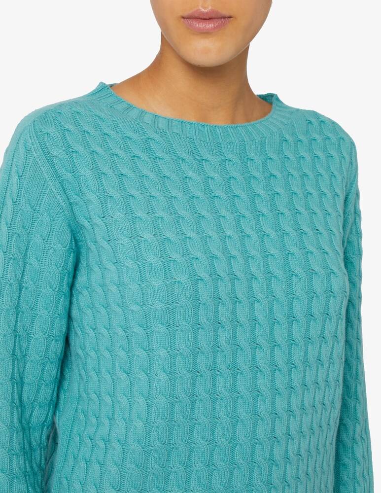 Elizabeth Ascot Maglione scollo a barca con treccia Spedizione Gratuita