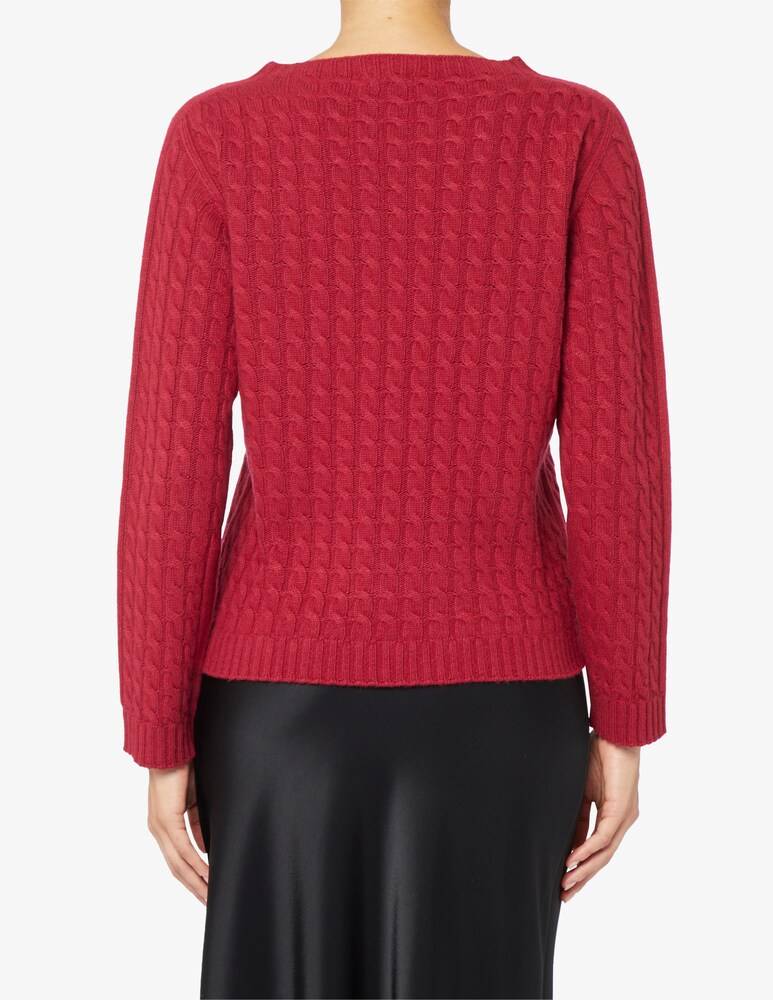 Elizabeth Ascot Maglione scollo a barca con treccia Nuova