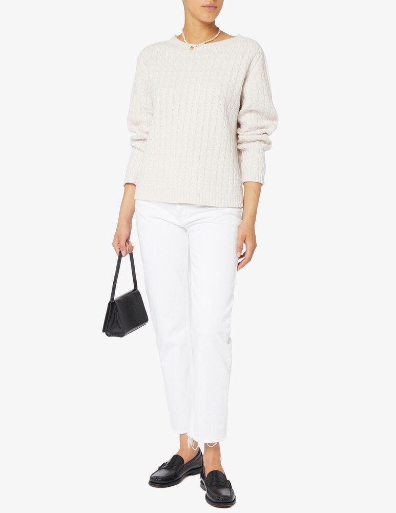 Elizabeth Ascot Maglione scollo a barca con treccia Soddisfazione Garantita