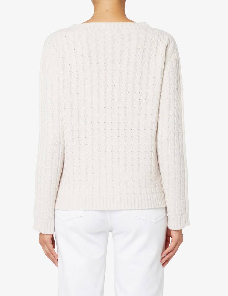 Elizabeth Ascot Maglione scollo a barca con treccia Soddisfazione Garantita