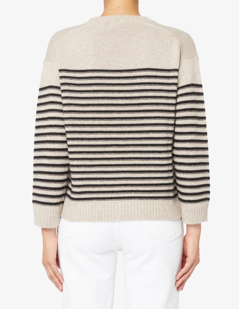 Rinascente Collection Maglione girocollo a riga boxy Online
