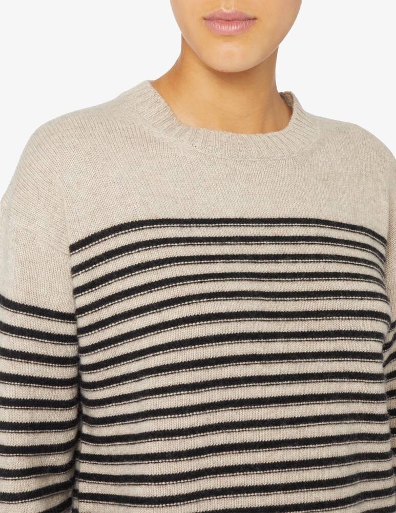 Rinascente Collection Maglione girocollo a riga boxy Online