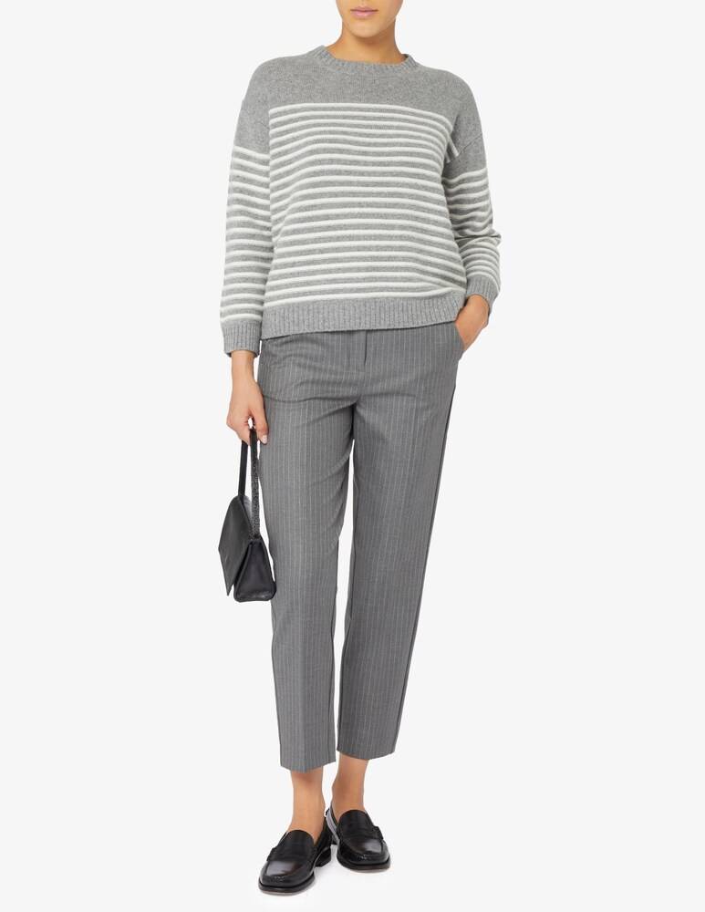 Rinascente Collection Maglione girocollo a riga boxy Outlet