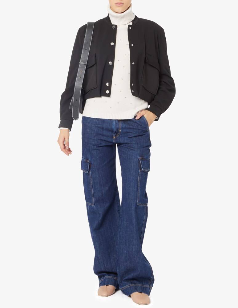 Elizabeth Ascot Maglione in misto lana Nuova