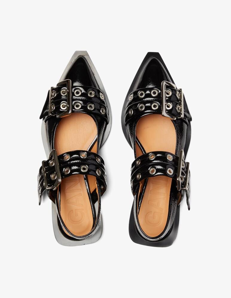 Ganni Ballerina Feminine Buckle 2025