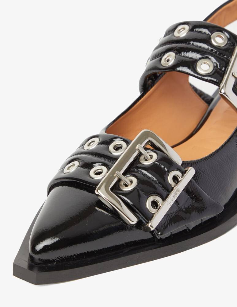 Ganni Ballerina Feminine Buckle 2025