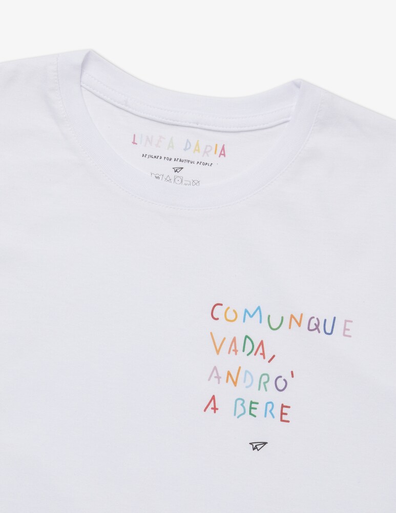 Linea Daria T-shirt Comunque vada, andrò a bere Consegna Veloce