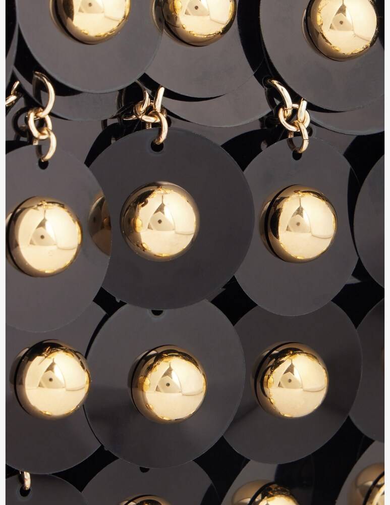Rabanne Borsa Black Sparkle Nano Sphere Shopping Online