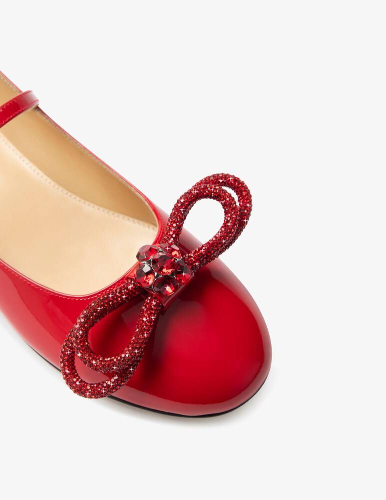 Mach & Mach Ballerine in vernice con doppio fiocco Saldi