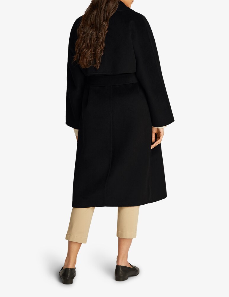 Calvin Klein Cappotto vestaglia lungo con cintura in lana Convenienza
