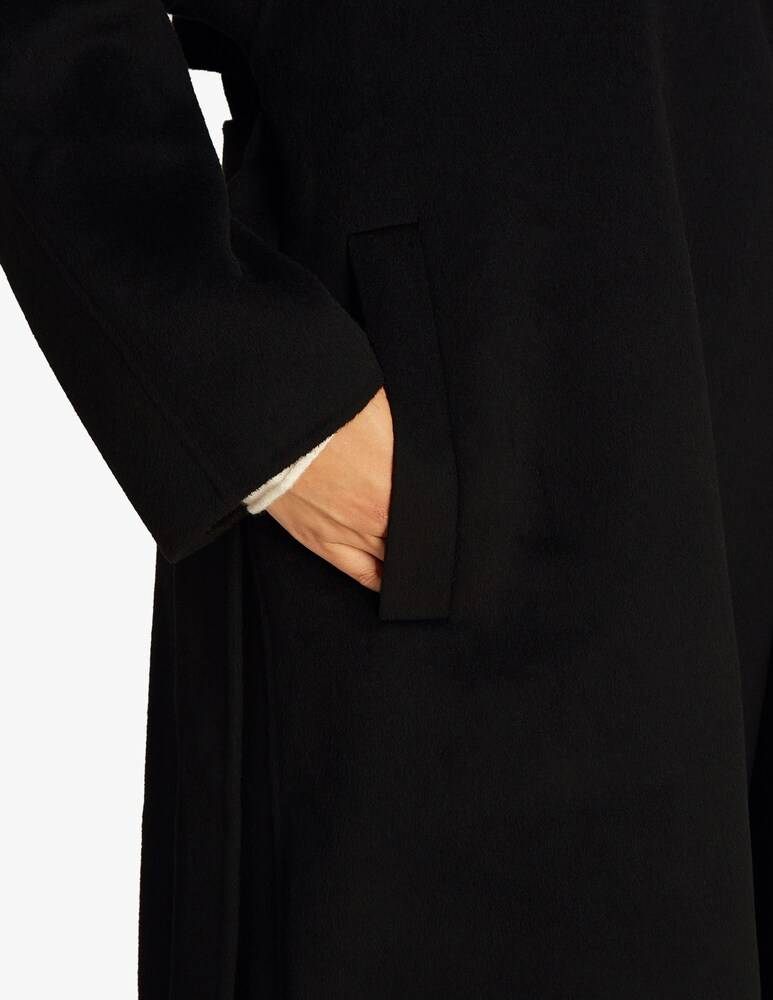 Calvin Klein Cappotto vestaglia lungo con cintura in lana Convenienza