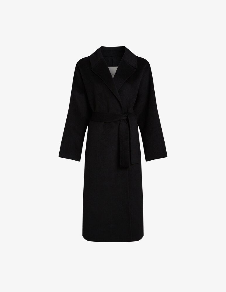 Calvin Klein Cappotto vestaglia lungo con cintura in lana Convenienza