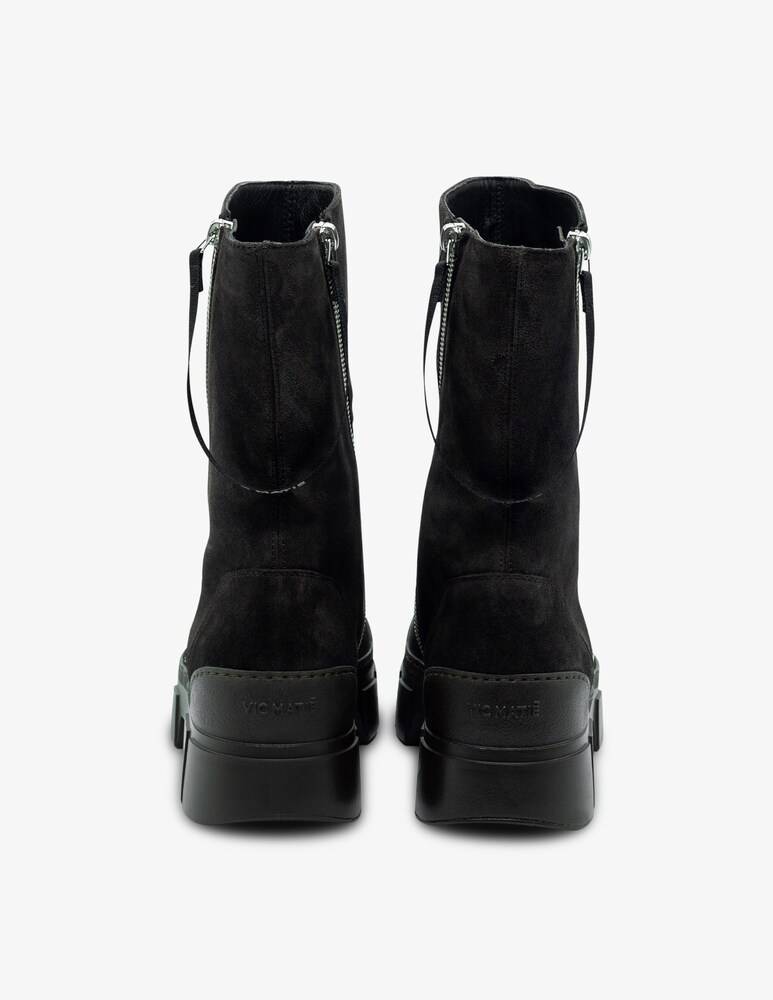 Vic Matié Stivaletto silverstone 2 zip in pelle scamosciata Offerte