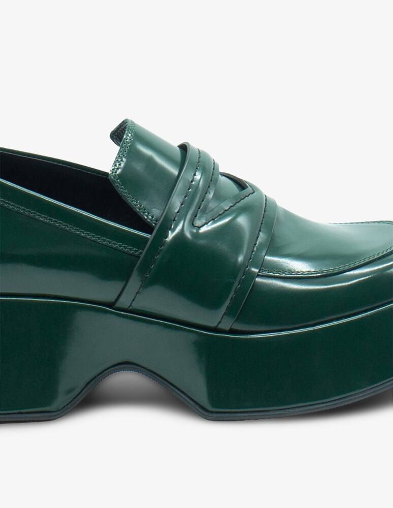 Vic Matié Mocassino in lattice in pelle In Saldo