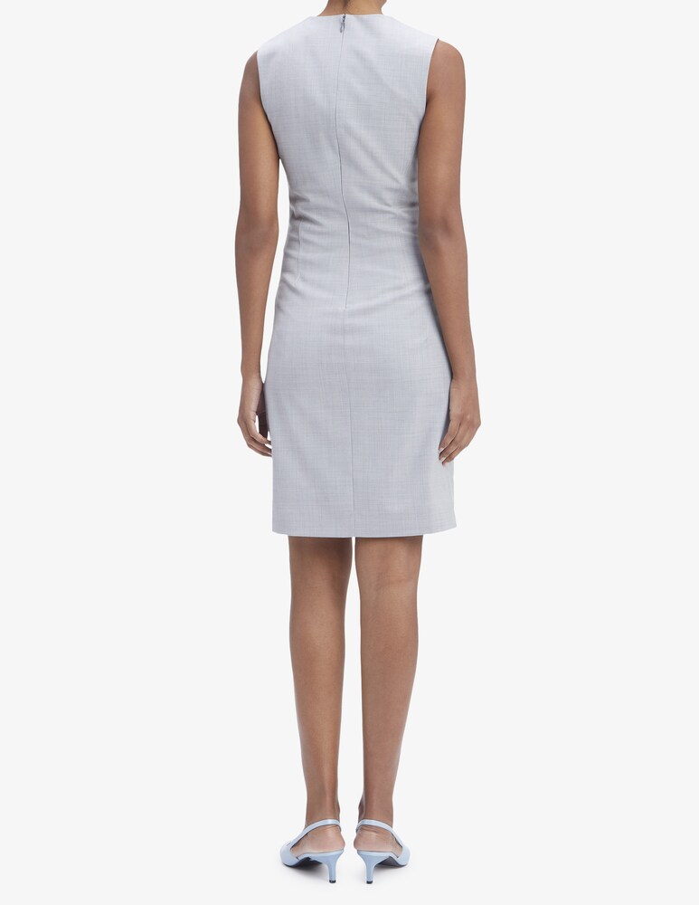 Calvin Klein Vestito tubino a manica corta fresco lana Vendita
