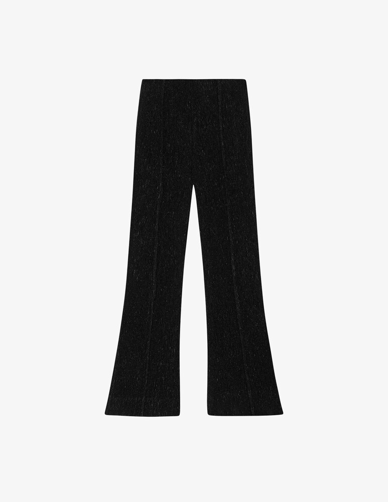 Ganni Pantaloni svasati in crêpe di viscosa stretch Negozi Online