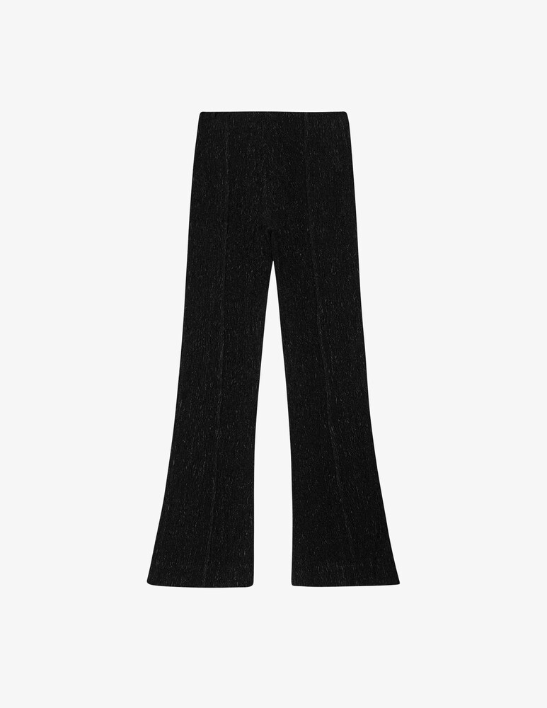 Ganni Pantaloni svasati in crêpe di viscosa stretch Negozi Online