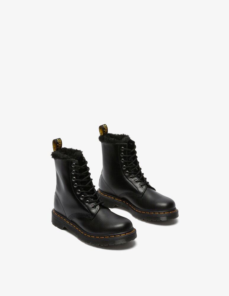 Dr. Martens Stivali 1460 serena con rivestimento in pelliccia sintetica Economico