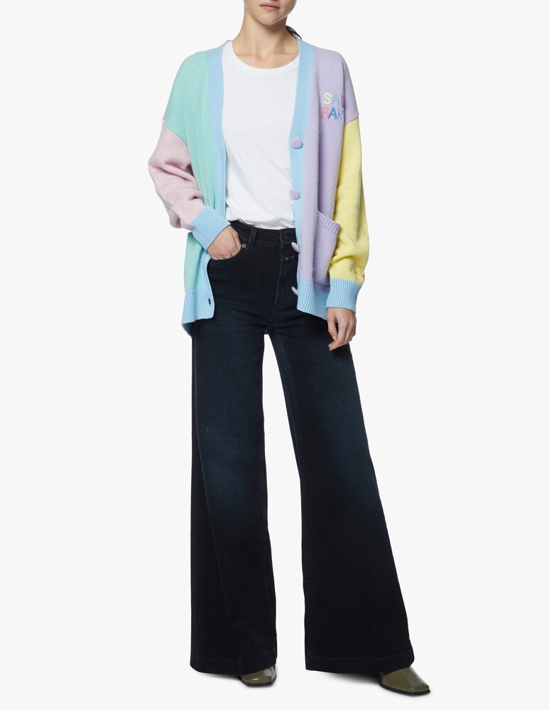 MC2 Saint Barth Cardigan in misto lana Chloe Moda
