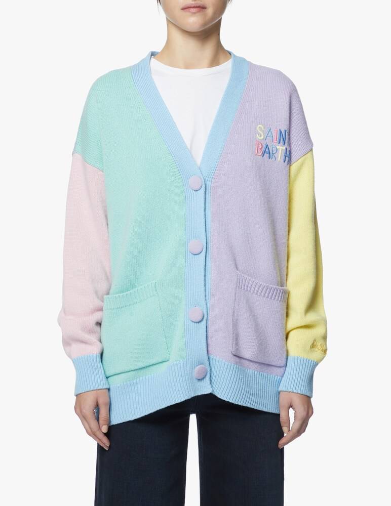 MC2 Saint Barth Cardigan in misto lana Chloe Moda
