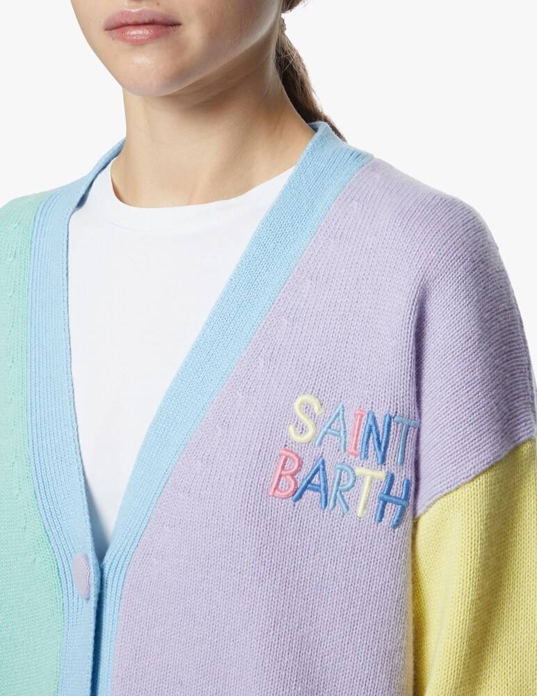 MC2 Saint Barth Cardigan in misto lana Chloe Moda