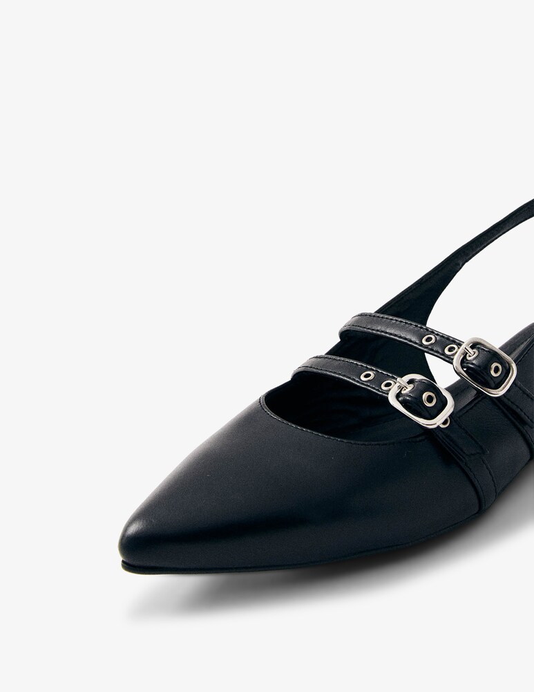 Alohas Slingback basso Wren buckles Moda