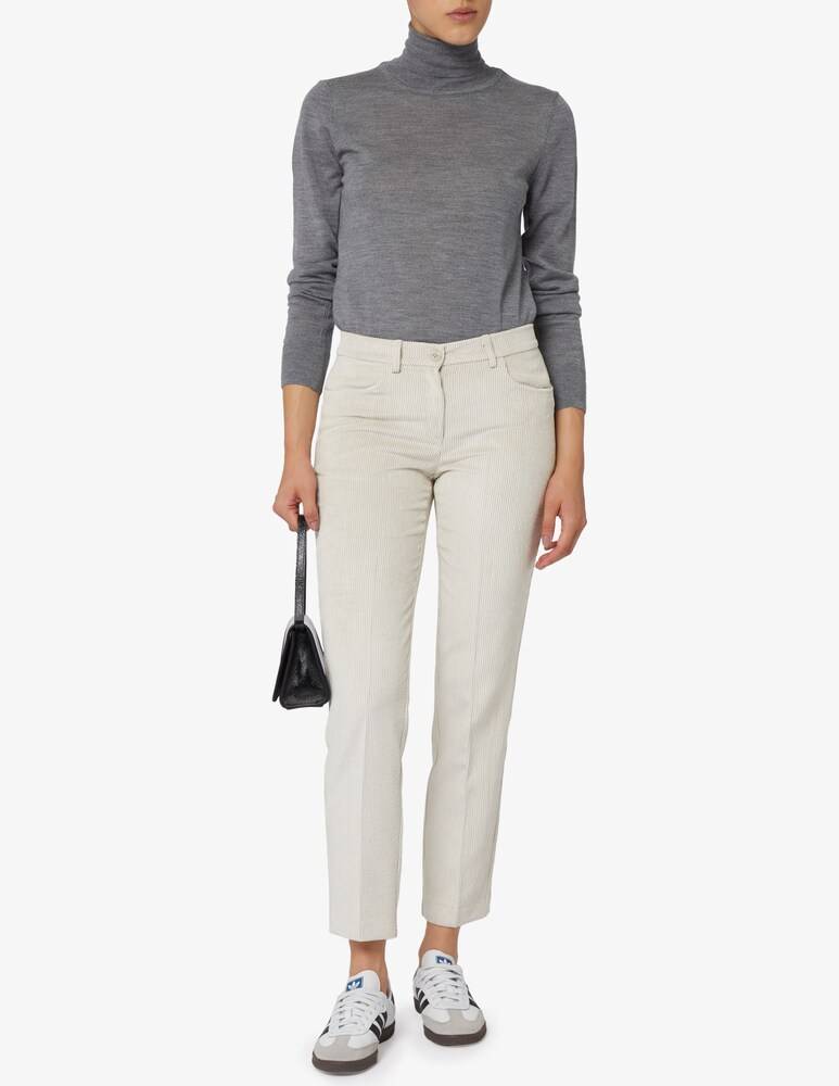 Elizabeth Ascot Pantalone in velluto Saldi Di Fabbrica