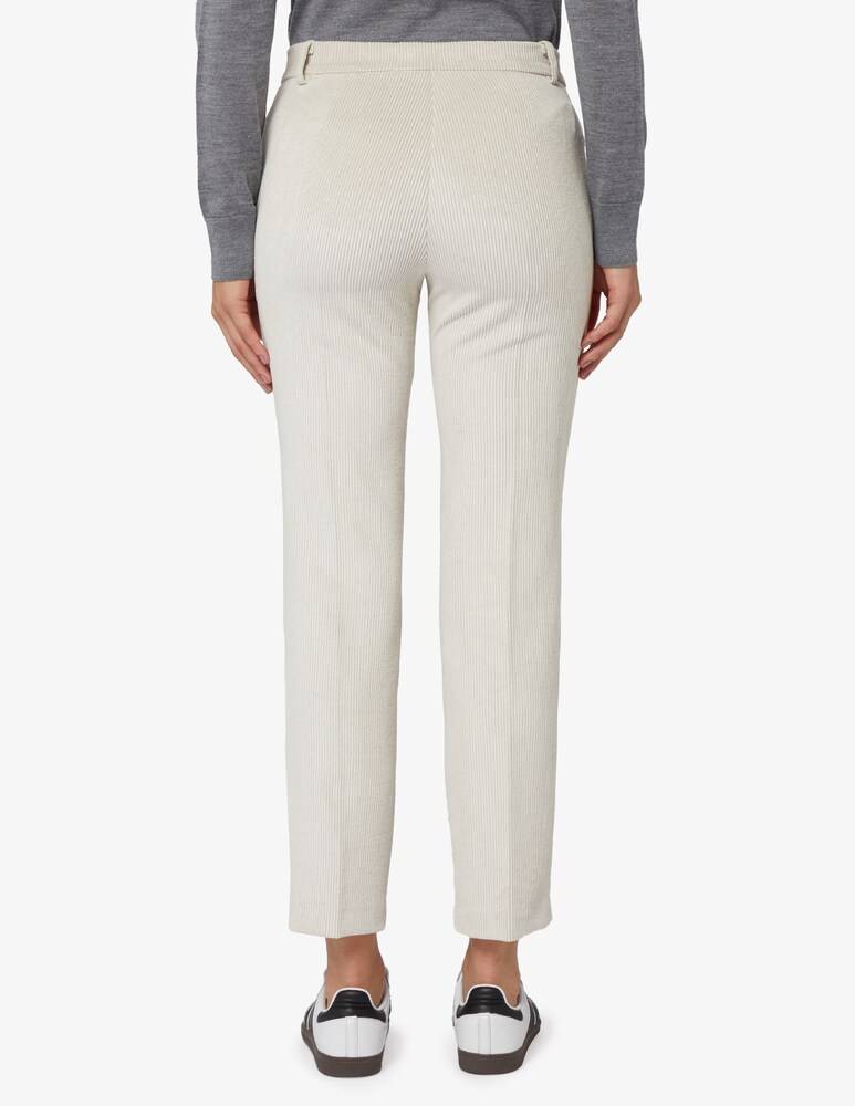 Elizabeth Ascot Pantalone in velluto Saldi Di Fabbrica
