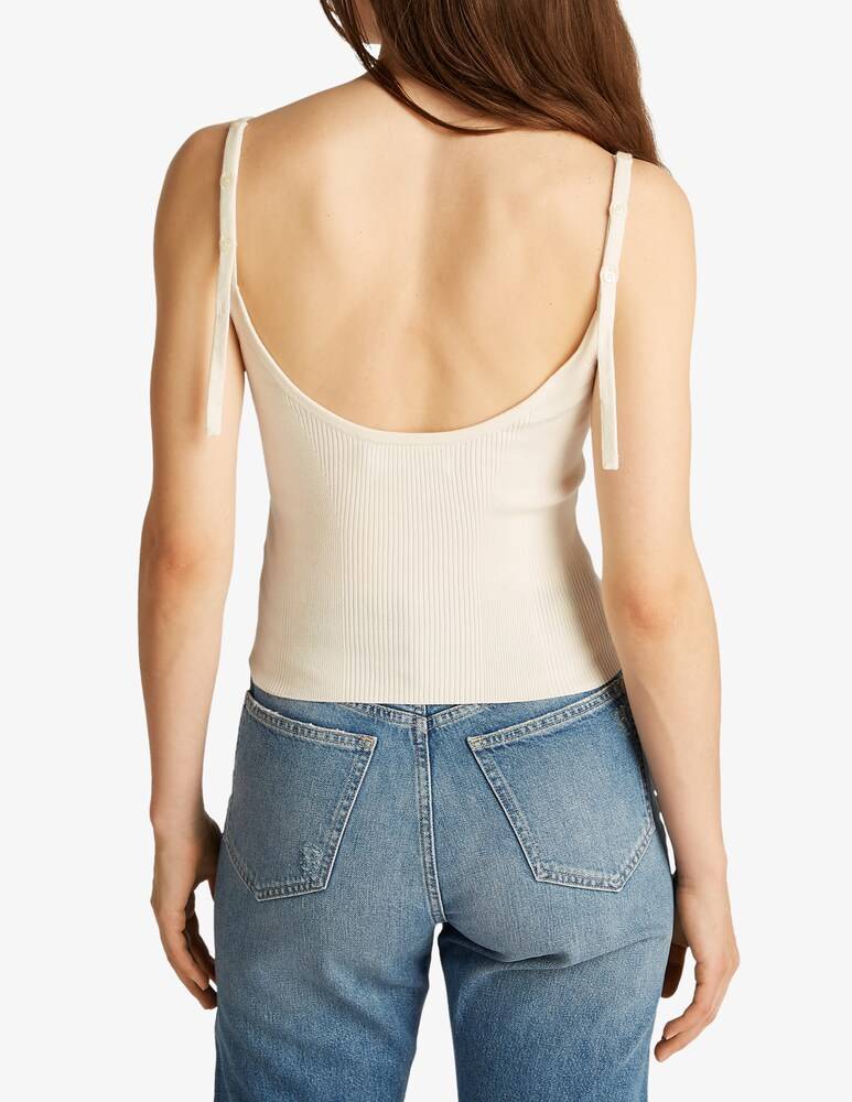 Calvin Klein Jeans Top in misto cotone Fino Al -60%