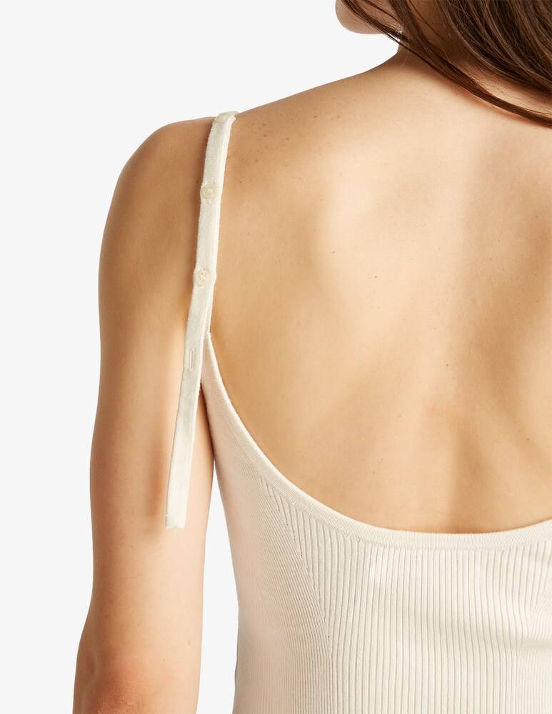 Calvin Klein Jeans Top in misto cotone Fino Al -60%