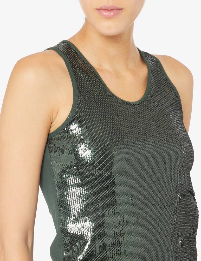 EMME Marella Veneto top con paillettes Vendita Calda
