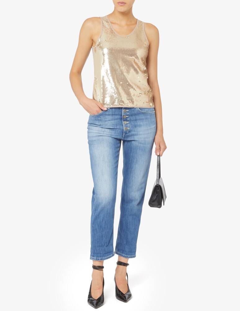 EMME Marella Veneto top con paillettes Vendita Economica